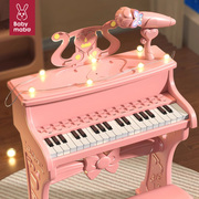 儿童钢琴玩具多功能电子琴，带话筒初学者，女孩3岁宝宝小孩6生日礼物