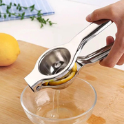 不锈钢手动榨汁器挤柠檬汁神器，家用手压式橙子夹子迷你小型果汁机