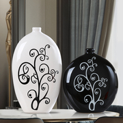 花瓶摆件陶瓷创意家居摆设，现代简约工艺品房间客厅玄关酒柜装饰品