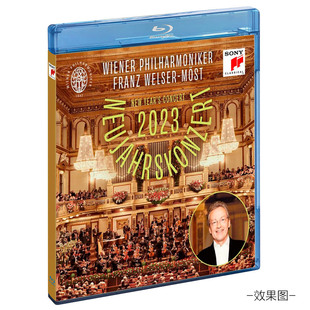 原版进口 2023年维也纳新年音乐会 BD蓝光碟 莫斯特 古典音乐