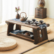 炕桌家用实木可折叠矮桌飘窗小桌子日式茶桌茶台坐地榻榻米小茶几