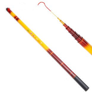 防竹钓鱼竿 2.7-5.4米手杆 溪流竿 钓鱼杆 小孩鱼竿 垂钓用品