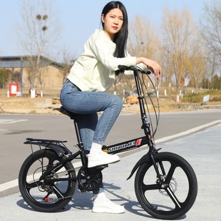 男女成人学生折叠自行车，变速1620寸便携小型单车儿童大人单速车