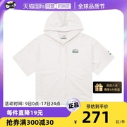 自营puma彪马连帽半袖，女装运动服休闲短袖t恤开衫536889