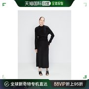 香港直邮raey女士，荡领真丝斗篷，式连衣裙