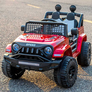 婴儿童电动车四轮越野汽车宝宝玩具车可坐双人男女小孩带遥控童车