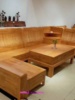 橡木沙发转角贵妃组合实木客厅，沙发时尚木，沙发木头新中式组合