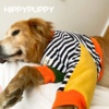 HippyPuppy条纹撞色护肘大型犬衣服宠物服装大狗春夏保护肘关节