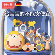 婴儿手摇铃礼盒玩具0一1岁益智早教抓握牙胶3到6个月新生幼儿宝宝