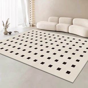 地毯客厅2023轻奢高级卧室房间床边毯免洗可擦茶几毯防水地垫