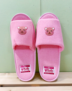postpet_momo熊，~室内拖鞋~粉色