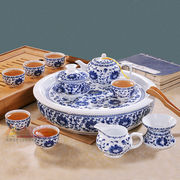 贝曼拉特景德镇陶瓷器12头薄胎功夫茶具套装茶壶茶杯家用茶具