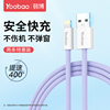 羽博适用苹果充电线iphone15数据线14快充线13promax手机12平板，11闪充8plus单头xr冲电线ipad7xs充电器线