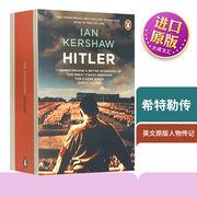 希特勒传英文原版人物传记hitler英国沃尔夫森，历史学奖英文版进口书籍正版penguin