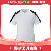 日潮跑腿mizuno美津浓男棒球，服短袖t恤白色la-10806151501