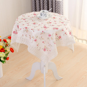 桌布圆形布艺方桌小圆桌，茶几沙发巾餐桌棉麻，床头柜盖巾长方形台布