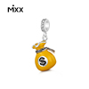 新年mixx饰品925银原创小众黄色钱袋子日常吊坠项链P5600