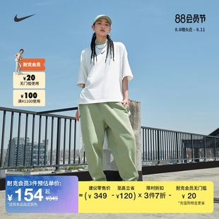 nike耐克女子oversize风，短袖上衣夏t恤宽松纯棉dv8023