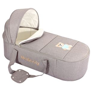 加长婴儿提篮睡篮床中床手提婴儿篮车载外出折叠便携宝宝出院篮子