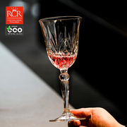 意大利进口RCR红酒杯套装家用轻奢高档水晶玻璃高颜值高脚香槟杯