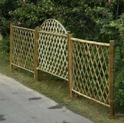竹篱笆栅栏庭院围墙围鸡碳化日式草坪护栏菜园门花园竹子围栏户外