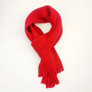 1-8岁儿童围巾秋冬韩版红色，围巾厚宝宝围巾，圣诞节男女童保暖护颈
