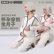 2023秋冬孕妇月子服套装睡衣孕期产妇待产哺乳家居服