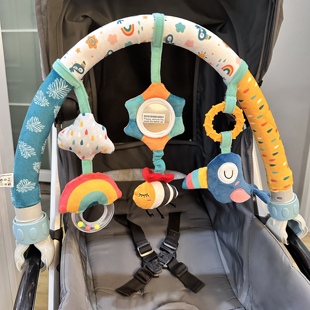 新生婴儿玩具床夹悬挂式0-1岁车载安全座椅安抚宝宝益智推车挂件6