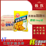 韩国进口 不倒翁原味咖喱粉酱韩式黄咖喱饭酱料1kg*10袋 整箱商用