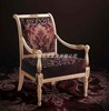 法式别墅家具实木布艺餐椅，休闲椅洽谈椅意大利宫廷，雕刻会客椅书椅