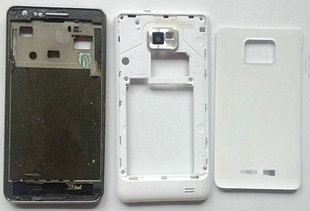 适用于三星i9100g外壳i9108手机壳，s2前壳i9100前框中壳电池盖后盖