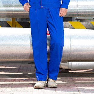 加油站工作服裤子防静电中国蓝色石化石油，工作裤燃气耐磨春秋工裤