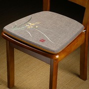 中式椅垫马蹄形餐桌坐垫，四季通用家用加厚防滑餐椅垫椅子垫凳子垫