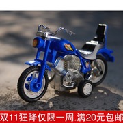 模型摩托玩具车 回力摩托车玩具 惯性精致小摩托车 玩具摩托车