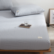 水洗棉床笠单件纯棉床罩全棉席梦思，床垫保护套子1.5m1.8米可定制