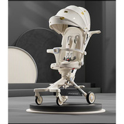 儿童遛娃神器婴儿手推车可坐音乐灯光可平躺双向折叠铝合金溜娃车