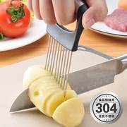 304不锈钢松肉器牛排针嫩肉器切菜护手器敲肉锤扎肉针厨房小工具