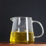 耐高温玻璃公道杯，茶具配件小零配耐热茶海家用分茶器