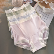 高腰孕妇内裤纯棉裆冰丝，无痕夏季薄款大码200斤托腹孕期专用裤头