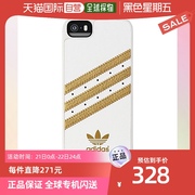 日本直邮Adidas苹果手机壳 橡胶硬壳白色iPhone SE / 5 / 5s