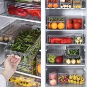 透明冰箱蔬菜保鲜盒厨房食品饺子鸡蛋冷冻盒食物整理神器密封盒子