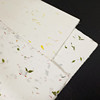 四尺云龙皮纸书法国画创作装饰包装用半生，熟茶叶花草宣纸六尺整张
