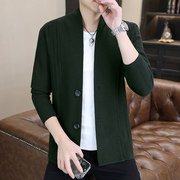 春季简约时尚休闲v领针织衫，男xs小码155cm瘦个子青年潮流时尚开衫