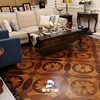 橡木沙比利美式拼花地板客厅玄关，走廊多层实木复合地板荷塘月色