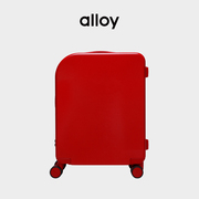alloy明星同款行李箱202428寸红色拉杆箱登机箱，乐几结婚旅行箱