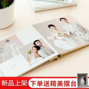 婚纱照相册本定制纪念册照片打印成册大容量家庭情侣写真影集制作