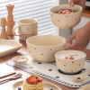 家用陶瓷碗套装日式餐具5寸饭碗烤箱可用烤盘沙拉碗早餐面碗汤碗