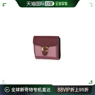 香港直邮潮奢 Coach 蔻驰 女士标志折叠短款钱包