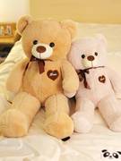 情人节礼物女生泰迪熊毛绒玩具熊小熊公仔玩偶布娃娃儿童睡0121h