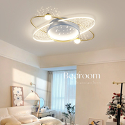 卧室吸顶灯简约现代房间灯北欧创意流星温馨浪漫LED主卧室灯具